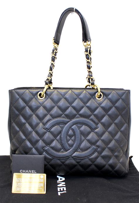 chanel tote bag black